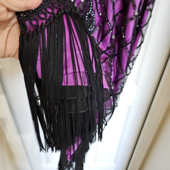 Nwt Sue Wong 1920's Flapper Beaded Elegant Coquette Dress Size 10. - Picture 13 of 16